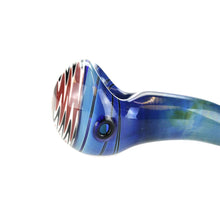 Load image into Gallery viewer, Retro Glass Spoon Pipe Swirl Bowl