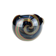 Load image into Gallery viewer, Red and Green Twisted Glass Pipe