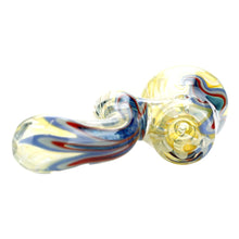 Load image into Gallery viewer, Blue Spectrum Dichroic Glass Bubbler
