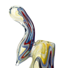 Load image into Gallery viewer, Blue Spectrum Dichroic Glass Bubbler