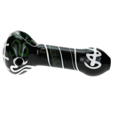 Load image into Gallery viewer, Squiggly Glass Spoon Pipe