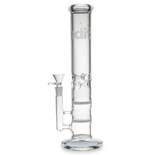 Load image into Gallery viewer, Straight Tube Bong with Ice Notch Clear