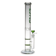 Load image into Gallery viewer, Straight Tube Bong with Fixed Inline and Honeycomb Perc