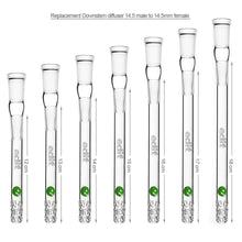 Load image into Gallery viewer, Replacement Downstem diffuser 14.5 male to 14.5mm female