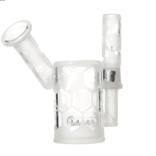 Load image into Gallery viewer, Frosted Bees Knees Mini Concentrate Bubbler