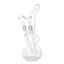 Load image into Gallery viewer, Glass Bong Double Bowl
