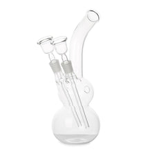 Load image into Gallery viewer, Glass Bong Double Bowl