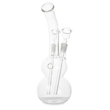 Load image into Gallery viewer, Glass Bong Double Bowl