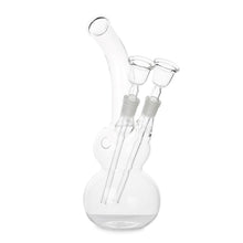 Load image into Gallery viewer, Glass Bong Double Bowl
