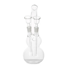 Load image into Gallery viewer, Glass Bong Double Bowl