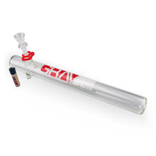 Load image into Gallery viewer, Giant Steamroller Clear Glass Pipe