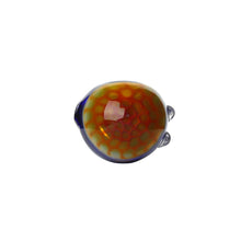 Load image into Gallery viewer, Spoon Pipe Honeycomb Blue Swirl