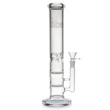 Load image into Gallery viewer, Straight Tube Bong with Ice Notch Clear