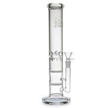 Load image into Gallery viewer, Straight Tube Bong with Ice Notch Clear