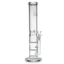 Load image into Gallery viewer, Straight Tube Bong with Ice Notch Clear
