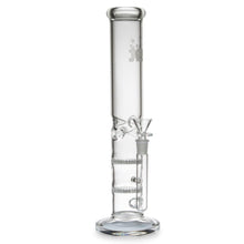 Load image into Gallery viewer, Straight Tube Bong with Ice Notch Clear