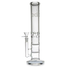 Load image into Gallery viewer, Straight Tube Bong with Ice Notch Clear