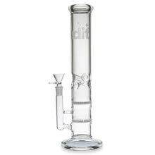 Load image into Gallery viewer, Straight Tube Bong with Ice Notch Clear