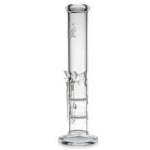 Load image into Gallery viewer, Straight Tube Bong with Ice Notch Clear