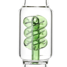Load image into Gallery viewer, Rasta style beaker bong with coiled spiral perc
