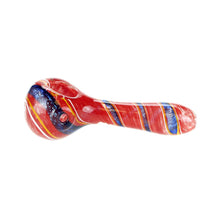 Load image into Gallery viewer, Hot Lava Glass Spoon Pipe

