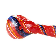 Load image into Gallery viewer, Hot Lava Glass Spoon Pipe
