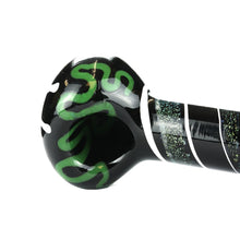 Load image into Gallery viewer, Squiggly Glass Spoon Pipe
