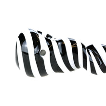 Load image into Gallery viewer, Black and White Spiral Spoon Pipe
