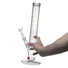 Load image into Gallery viewer, Glass 5mm Clear Cylinder Bong 37cm
