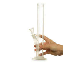 Load image into Gallery viewer, Sandblasted Borosilicate Glass Bong 14.5 Straight Tube
