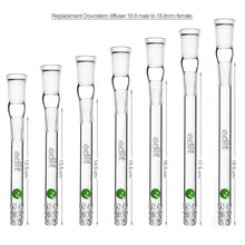 Load image into Gallery viewer, Replacement  Downstem diffuser 18.8mm male to 18.8mm female

