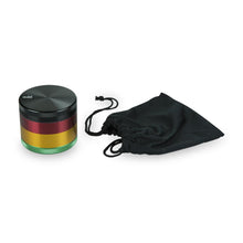 Load image into Gallery viewer, 4 Part 2.2&quot; Aluminium Rasta Grinder with Sifter
