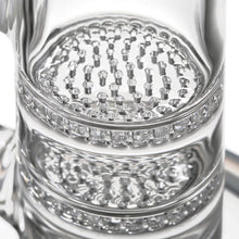 Load image into Gallery viewer, Bent Neck Double Honeycomb Perc Rig
