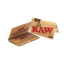 Load image into Gallery viewer, Raw Natural Unbleached Single Wide Rolling Papers - Double Packet - Classic
