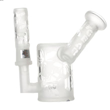 Load image into Gallery viewer, Frosted Bees Knees Mini Concentrate Bubbler

