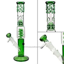 Load image into Gallery viewer, Grace Glass Green Cane Bong

