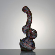 Load image into Gallery viewer, Lizard Design Multi Coloured Glass Bubbler
