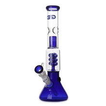 Load image into Gallery viewer, Spiral Perc Bong Blue
