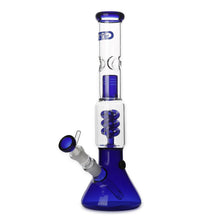 Load image into Gallery viewer, Spiral Perc Bong Blue
