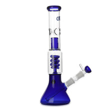Load image into Gallery viewer, Spiral Perc Bong Blue
