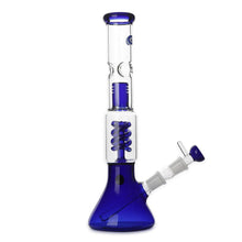 Load image into Gallery viewer, Spiral Perc Bong Blue
