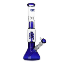 Load image into Gallery viewer, Spiral Perc Bong Blue
