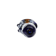 Load image into Gallery viewer, Spoon Pipe Honeycomb Blue Swirl
