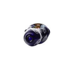 Load image into Gallery viewer, Spoon Pipe Honeycomb Blue Swirl
