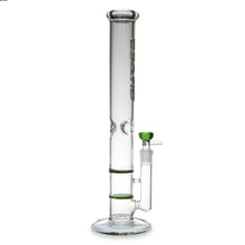 Load image into Gallery viewer, Straight Tube Bong with Fixed Inline and Honeycomb Perc
