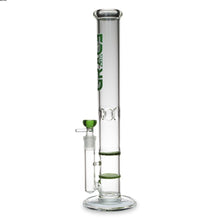 Load image into Gallery viewer, Straight Tube Bong with Fixed Inline and Honeycomb Perc
