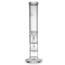 Load image into Gallery viewer, Straight Tube Bong with Ice Notch Clear
