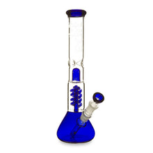 Load image into Gallery viewer, Twin Spiral perc Beaker Base Water Pipe
