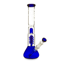 Load image into Gallery viewer, Twin Spiral perc Beaker Base Water Pipe
