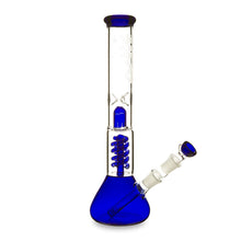 Load image into Gallery viewer, Twin Spiral perc Beaker Base Water Pipe
